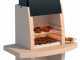 Linea VZ Formentera - Wood and Charcoal Masonry Barbecue