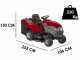 Castelgarden PTX 210 HD Riding-on Mower - Hydrostatic Transmission - Grass Collector