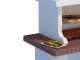 Linea VZ Vulcano - Wood and Charcoal Masonry Barbecue