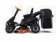 Yard Force E559 Battery-powered Riding-on Mower - 56V/50Ah - Grass Collection Bag, Side Discharge and Mulching