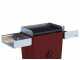 Linea VZ Red Party - Pyrolytic Pellet Barbecue with Wheels