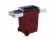 Linea VZ Red Party - Pyrolytic Pellet Barbecue with Wheels