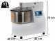 Euromech ETF 30 - Spiral Dough Mixer - 25 Kg Capacity - Three-Phase