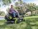 Ryobi ZTRX137 - Battery-Powered Zero Turn Riding-On Mower - 72V/20Ah - 107cm cutting - 2in1