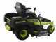 Ryobi ZTRX137 - Battery-Powered Zero Turn Riding-On Mower - 72V/20Ah  - 107cm cutting - 2in1