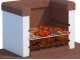 Linea VZ Toscana - Wood and Charcoal Masonry Barbecue