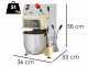 Santos SPL27 Professional Planetary Mixer - Single-Phase Professional Dough Mixer