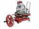 BERKEL B114 - Flywheel Meat Slicer With Stand - 320 mm Chrome-Plated Steel Blade - Red