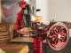 BERKEL B114 - Flywheel Meat Slicer With Stand - 320 mm Chrome-Plated Steel Blade - Red