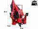 GeoTech Pro BHF 95 - Backhoe for stationary tractor