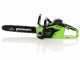 Greenworks GD40CS15K4 - Cordless electric saw - 35 cm bar - 40V 4Ah