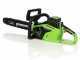 Greenworks GD40CS15K4 - Cordless electric saw - 35 cm bar - 40V 4Ah