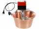NuovaFac Automatica induction Cooker - Hammered Copper Electric Pot - 14L - 30W