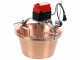 NuovaFac Automatica induction Cooker - Hammered Copper Electric Pot - 14L - 30W
