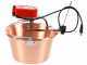 NuovaFac Automatica Induction cooker - Hammered copper electric pot - 9L - 5W