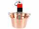 NuovaFac Automatica induction cooker - Hammered copper electric pot - 9L - 24W