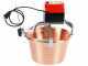 NuovaFac Automatica induction cooker - Hammered copper electric pot - 9L - 24W