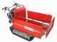 GeotechPro GeoPorter 630E Hydro - Tracked wheelbarrow - Hydraulic extension skip 600Kg