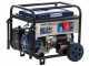 BullMach AMBRA 13800 E-3 - Petrol-powered Wheeled Generator with 10 kW AVR - 9 kW Three-phase