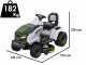 EGO TR4201 E - Battery-powered lawn tractor - 56V / 40Ah