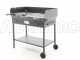 Cruccolini Party Charcoal and Wood-fired Barbecue in Heavy-duty Sheet Metal with Double Grid