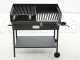 Cruccolini Party Charcoal and Wood-fired Barbecue in Heavy-duty Sheet Metal with Double Grid