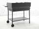 Cruccolini Party Charcoal and Wood-fired Barbecue in Heavy-duty Sheet Metal with Double Grid