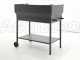 Cruccolini Party Charcoal and Wood-fired Barbecue in Heavy-duty Sheet Metal with Double Grid