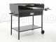 Cruccolini Party Charcoal and Wood-fired Barbecue in Heavy-duty Sheet Metal with Double Grid