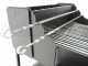 Cruccolini Fuocone Umbria 70x58 Wood-fired Barbecue in Sheet Metal with Stainless Steel Grid