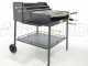 Cruccolini Fuocone Umbria 70x58 Wood-fired Barbecue in Sheet Metal with Stainless Steel Grid