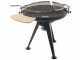 Royal Food BBQ2 Charcoal Barbecue with Double Rotating Grid -  &Oslash; 86 cm Brazier
