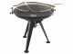 Royal Food BBQ2 Charcoal Barbecue with Double Rotating Grid -  &Oslash; 86 cm Brazier