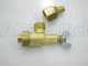 Pair of stainless steel spray booms with 5+5 brass conical nozzles