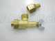 Pair of stainless steel spray booms with 4+4 brass conical nozzles