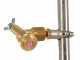 Pair of stainless steel spray booms with 4+4 brass conical nozzles