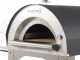 AgriEuro Cibus Inox 100x80 cm Wood-fired Oven for Outdoor - Cooking capacity: 5 pizzas