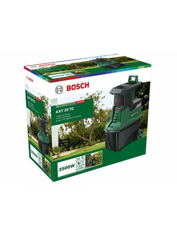 Bosch AXT 25 TC - Electric garden shredder - 53 L Collection basket