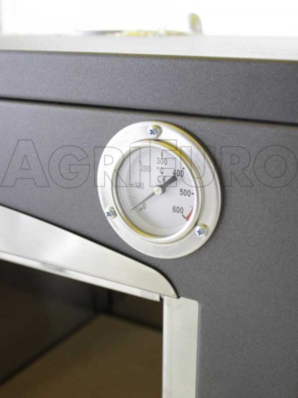 New AgriEuro Minimus 50 Inc Built-in Steel Wood-fired Oven - 3 floors