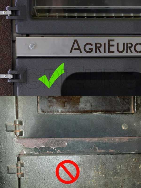 AgriEuro Medius 80 EXT Inox Outdoor Steel Wood-fired Oven - ventilated, roof and inox panels