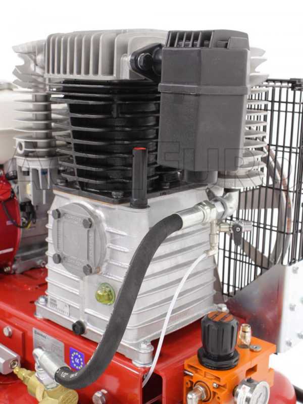 Airmec TEB22-680 K25-LO Petrol Engine-driven Air Compressor (680 L/min) with Loncin G 210F Engine