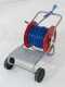 Hose reel with cart + 100 mt 40 bar hose + professional spray handgun