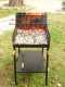 Cruccolini Fuocone 50x50 Wood-fired Barbecue in Heavy-duty Sheet Metal with Stainless Steel Grid