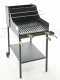 Cruccolini Fuocone Inox - Wood and charcoal barbecue