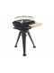 Royal Food BBQ3 Charcoal Barbecue with Stainless Steel Double Rotating Grid -  &Oslash; 66 cm Brazier