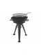 Royal Food BBQ3 Charcoal Barbecue with Stainless Steel Double Rotating Grid -  &Oslash; 66 cm Brazier