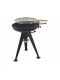 Royal Food BBQ3 Charcoal Barbecue with Stainless Steel Double Rotating Grid -  &Oslash; 66 cm Brazier