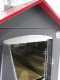 AgriEuro Medius 80 EXT Outdoor Steel Wood-fired Oven - ventilated - red roof