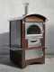 AgriEuro Maximus 80 Deluxe EXT Inox Outdoor Steel Wood-fired Oven - Copper Enameling