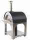 AgriEuro Cibus Inox 100x80 cm Wood-fired Oven for Outdoor - Cooking capacity: 5 pizzas